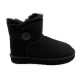 Женские угги UGG Mini Bailey Button II Black