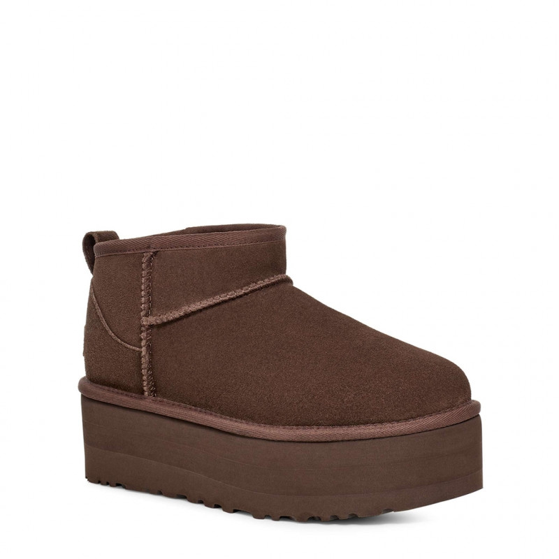 Женские Угги UGG Classic Ultra Mini Platform Chocolate