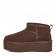 Женские Угги UGG Classic Ultra Mini Platform Chocolate