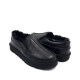 UGG Mens Stitch Slip Leather Black