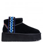 UGG Classic Ultra Mini Braid Platform Black
