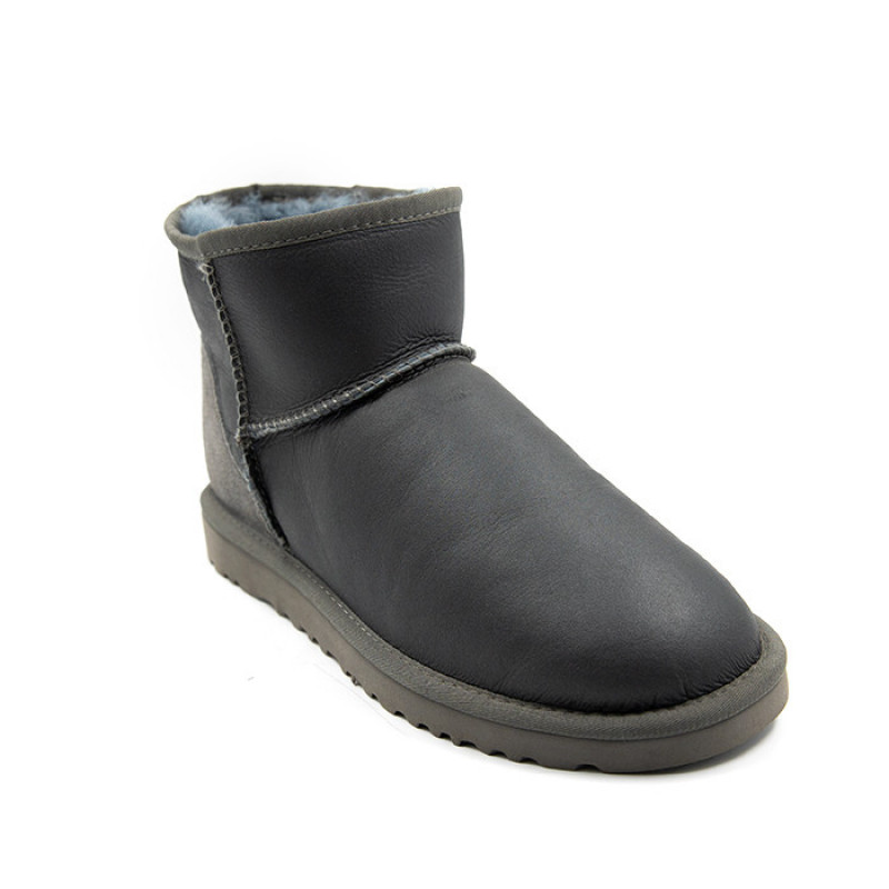 Мужские Угги UGG Mens Classic Mini Metallic Grey
