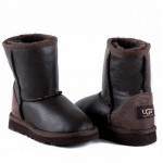 UGG Kids Classic Short Metallic Chocolate