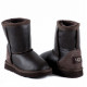 UGG Kids Classic Short Metallic Chocolate