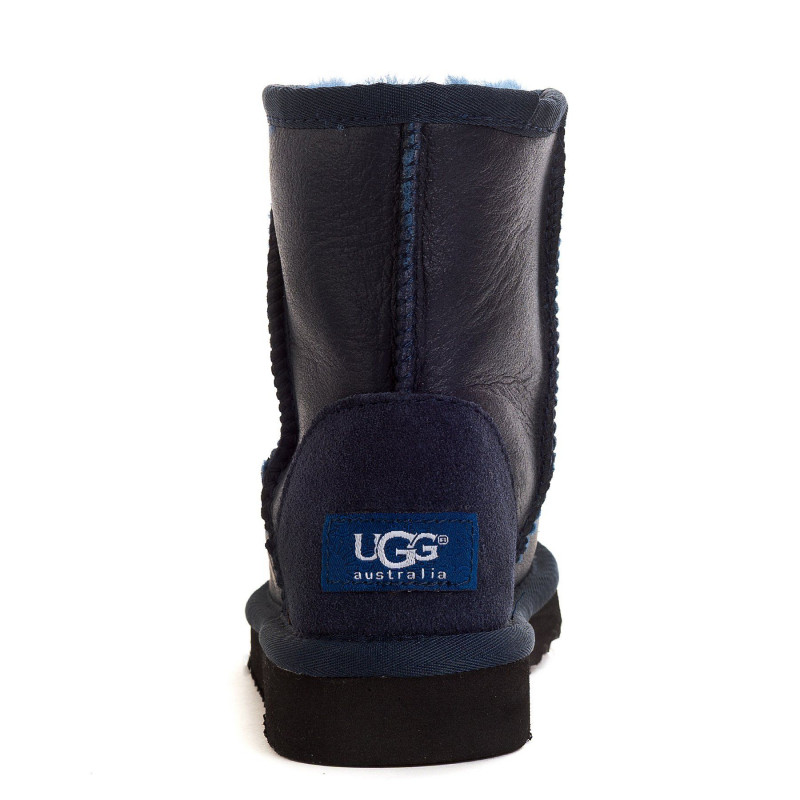 Детские Угги UGG Kids Classic Short Metallic Navy