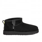 UGG Mens Classic Ultra Mini Zip Black