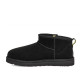 Мужские Угги UGG Mens Classic Ultra Mini Zip Black