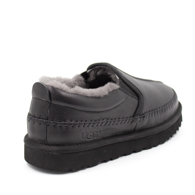 Мужские Слипоны UGG Mens Stitch Slip Leather Black