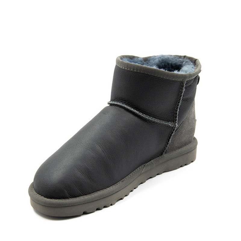 Мужские Угги UGG Mens Classic Mini Metallic Grey