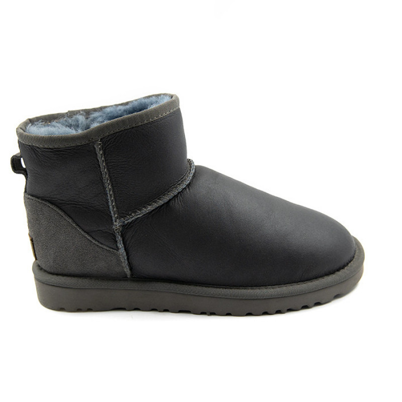 Мужские Угги UGG Mens Classic Mini Metallic Grey