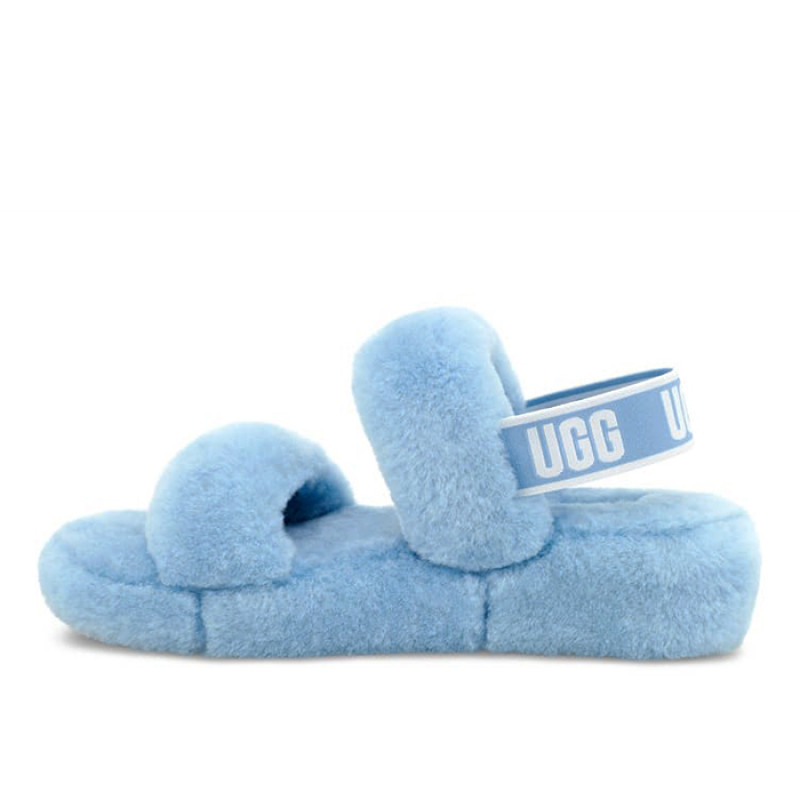 Женские тапочки UGG Oh Yeah Sky blue