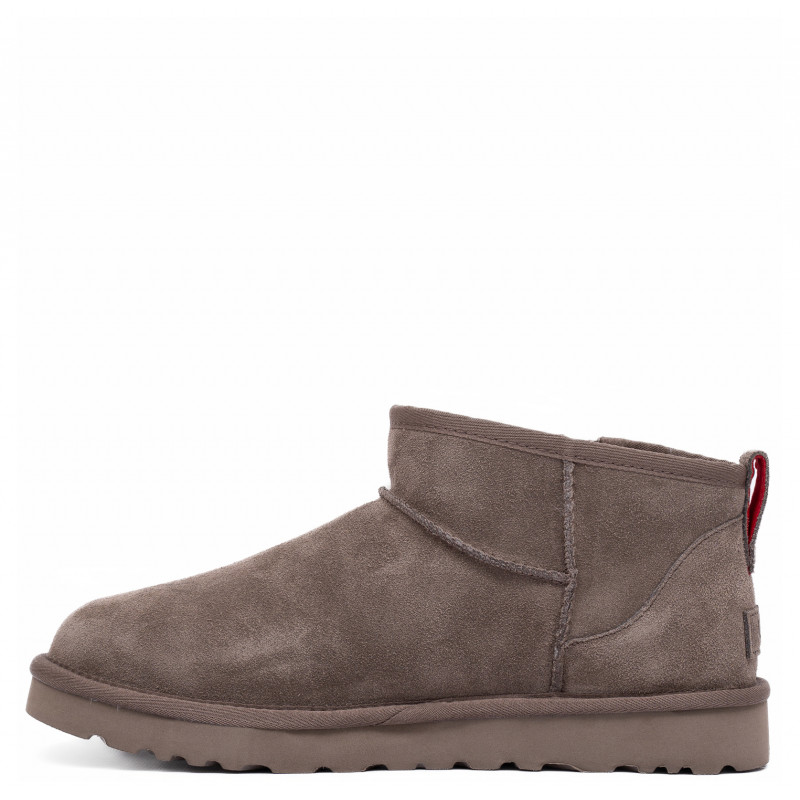 Мужские Угги UGG Mens Classic Ultra Mini Zip Smoke
