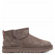 Мужские Угги UGG Mens Classic Ultra Mini Zip Smoke