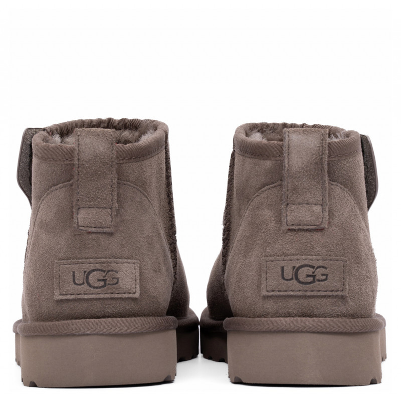 Мужские Угги UGG Mens Classic Ultra Mini Zip Smoke