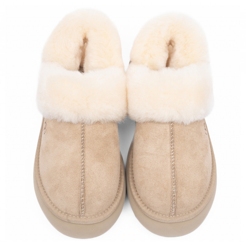 Женские Тапочки UGG Slippers Disquette Sand