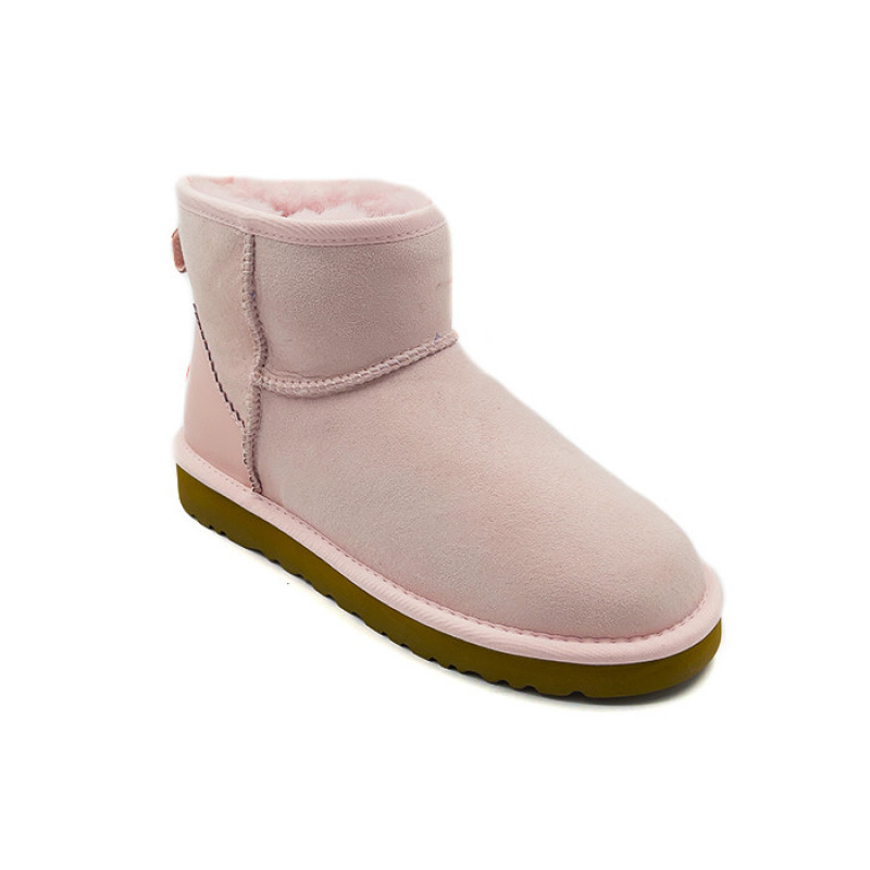 Женские Угги UGG Classic Mini II Metallic Seashell Pink