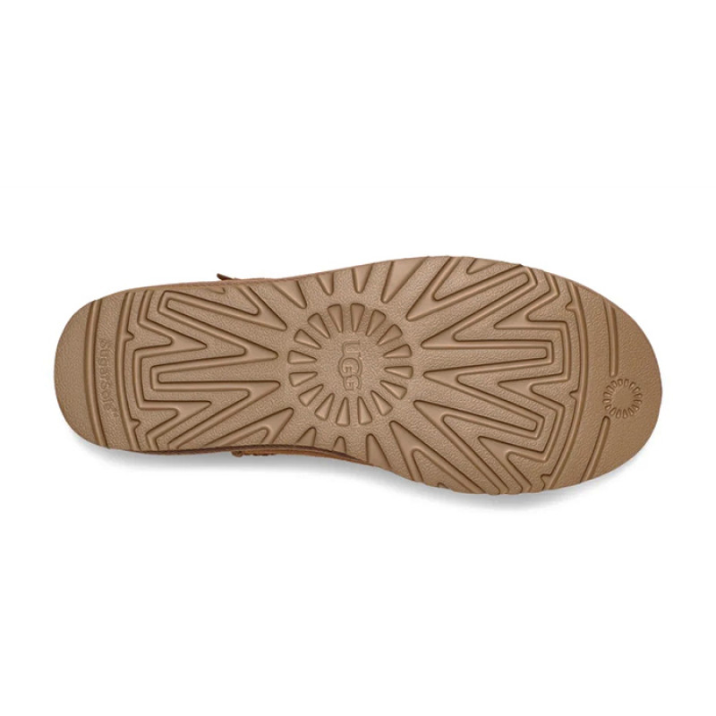 Мужские Угги UGG Mens Classic Ultra Mini Zip Chestnut