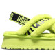 Женские тапочки UGG Disco Cross Slide Lime