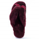 Женские тапочки UGG Fluff Flip Flop II Bordo