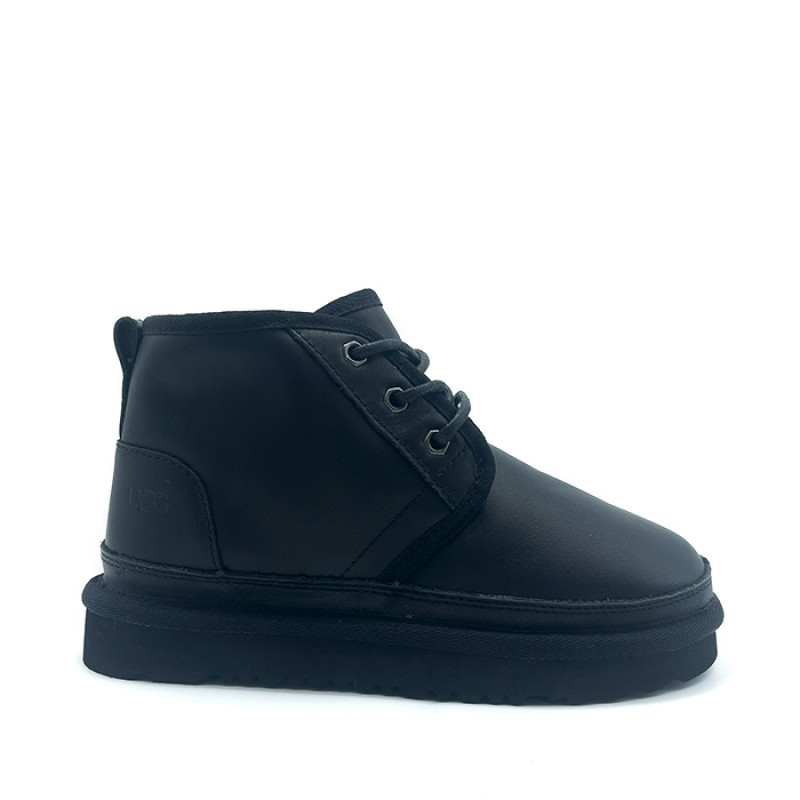 Детские Ботинки UGG Kids Neumel Zip Leather Black