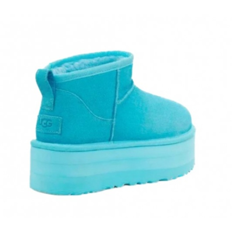 Женские Угги UGG Classic Ultra Mini Platform Summer Sky