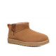 Мужские Угги UGG Mens Classic Ultra Mini Zip Chestnut