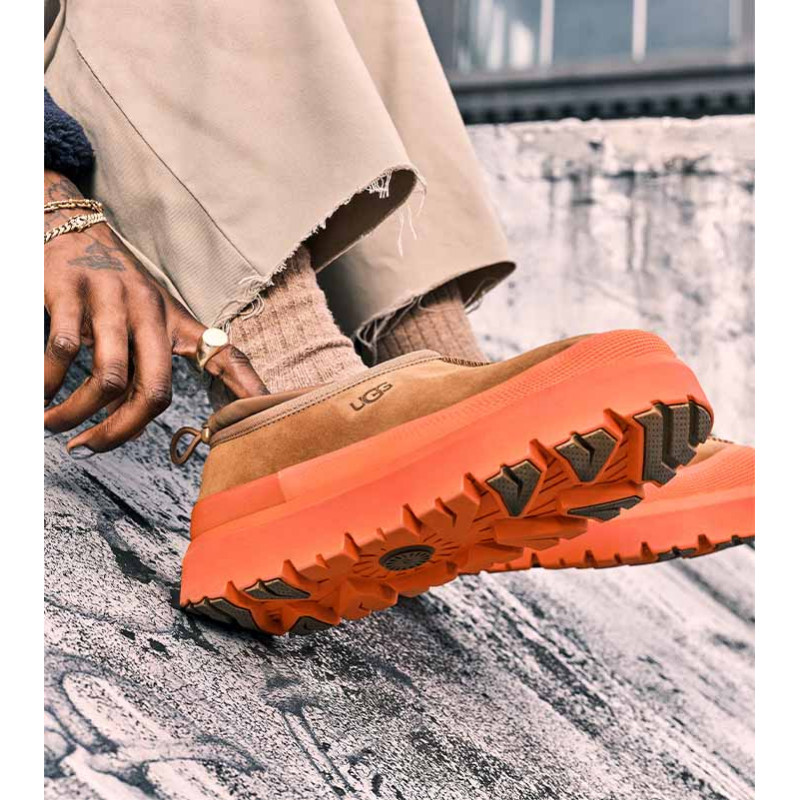 Мужские слипоны UGG Mens Tasman Hybrid Chestnut / Whitecap