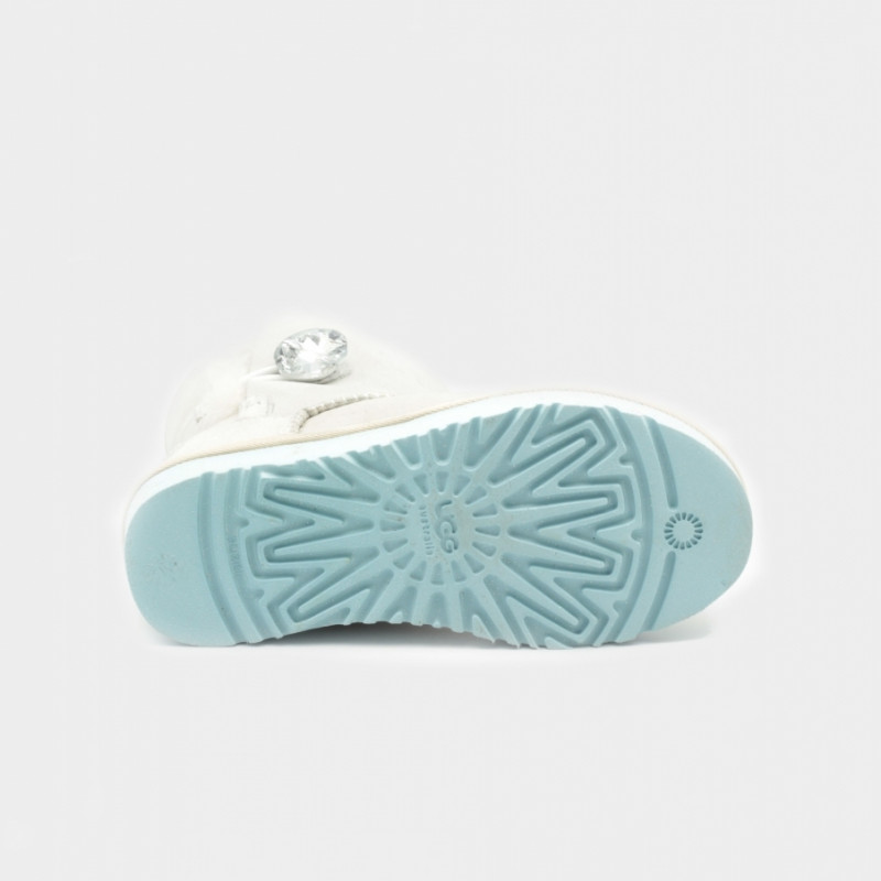 Детские Угги UGG Kids Bailey Button I Do White