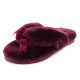 Женские тапочки UGG Fluff Flip Flop II Bordo