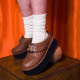 Женские Слипоны UGG x OC Tasman Platform Chestnut