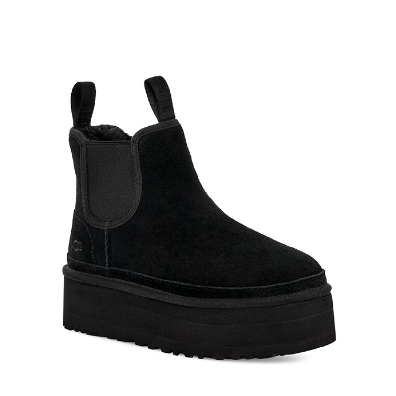Женские Ботинки UGG Neumel Platform Chelsea Black
