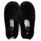 Женские Слипоны UGG Hailey Fluff Slippers Black