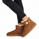 Женские угги UGG Mini Bailey Button II Chestnut