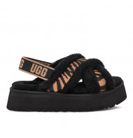 UGG Disco Cross Slide Black
