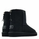 Женские Угги UGG Classic Mini Zip II Black