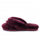 Женские тапочки UGG Fluff Flip Flop II Bordo