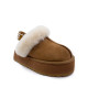 Женские тапочки UGG Funkette Suede Platform Chestnut