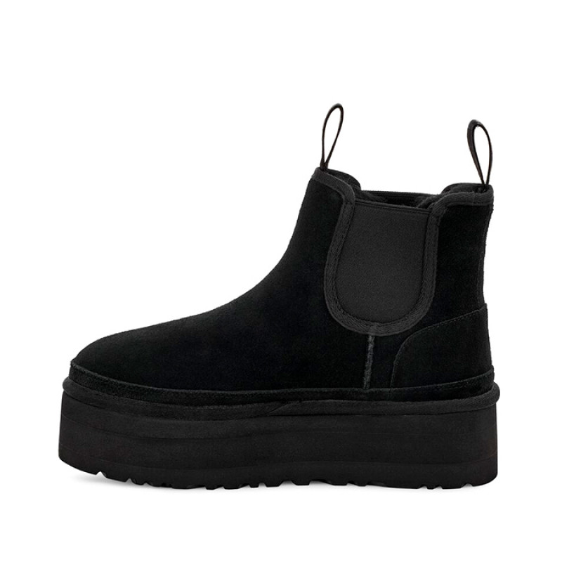 Женские Ботинки UGG Neumel Platform Chelsea Black