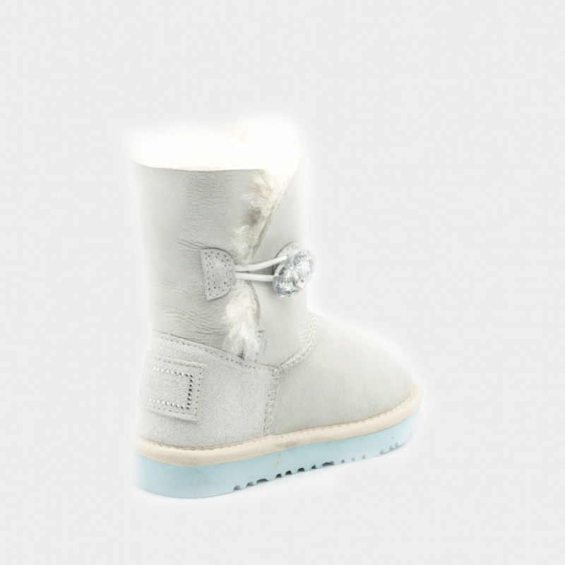 Детские Угги UGG Kids Bailey Button I Do White