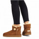 Женские угги UGG Mini Bailey Button II Chestnut