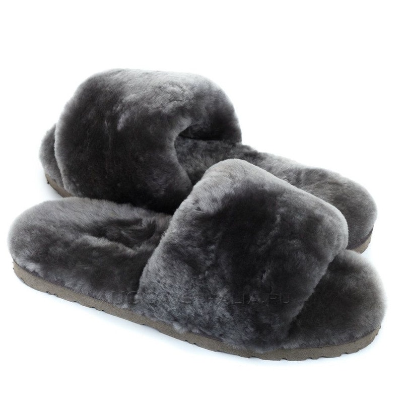 Grey 2025 ugg slides