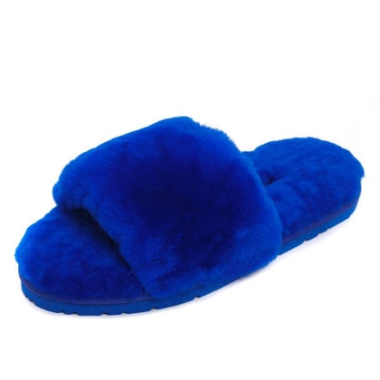 Тапочки UGG Fluff Slide Slippers Blue