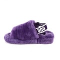 Женские тапочки UGG Fluff Yeah Logo Slide Violet Bloom