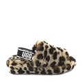 Женские тапочки UGG Fluff Yeah Logo Slide Leopard