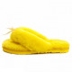 Женские тапочки UGG Fluff Flip Flop II Yellow