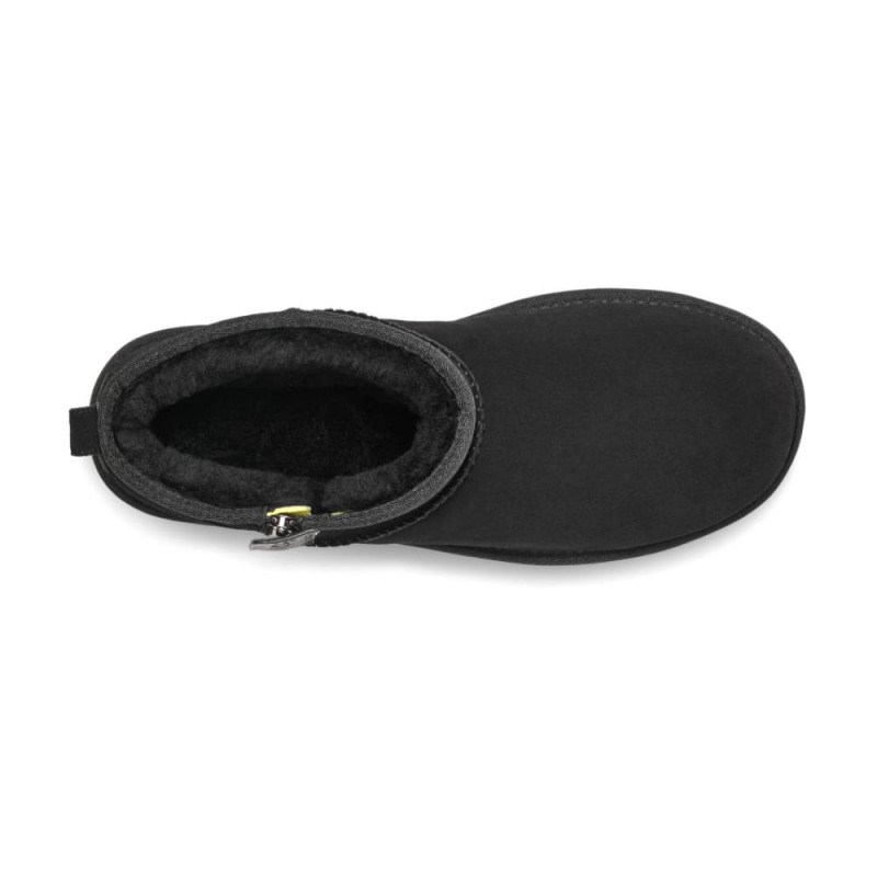 Женские Угги UGG Classic Ultra Mini Zip Black