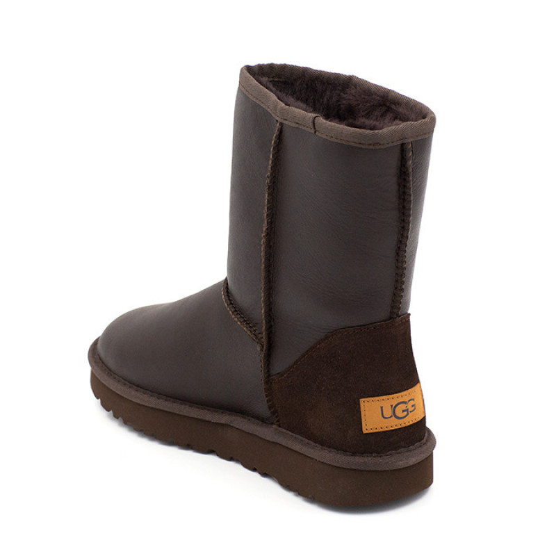 Мужские угги UGG Mens Classic Short Metallic Chocolate