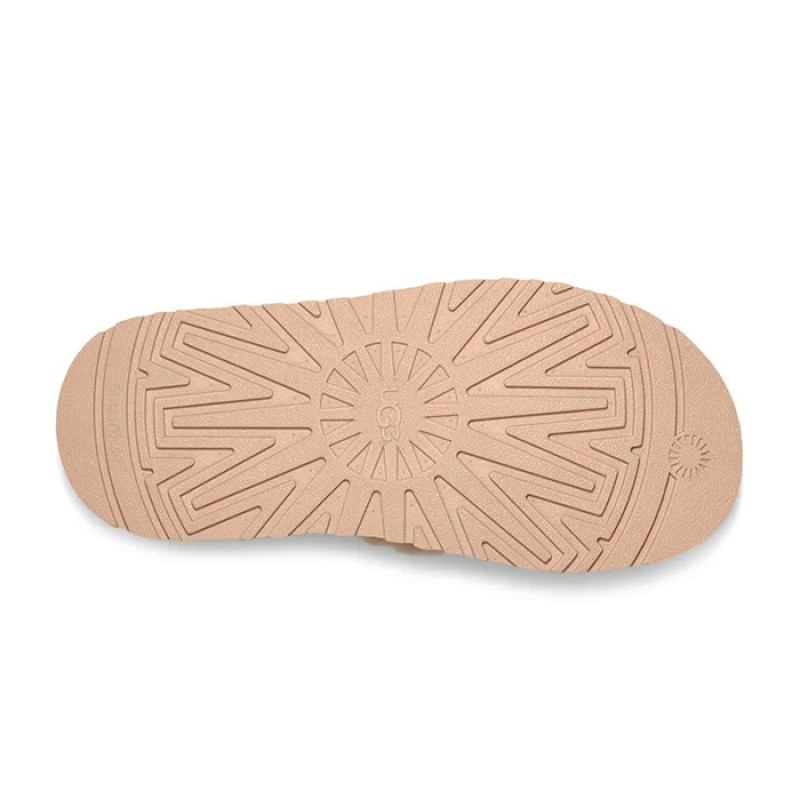 Женские тапочки UGG Disco Cross Slide Sand