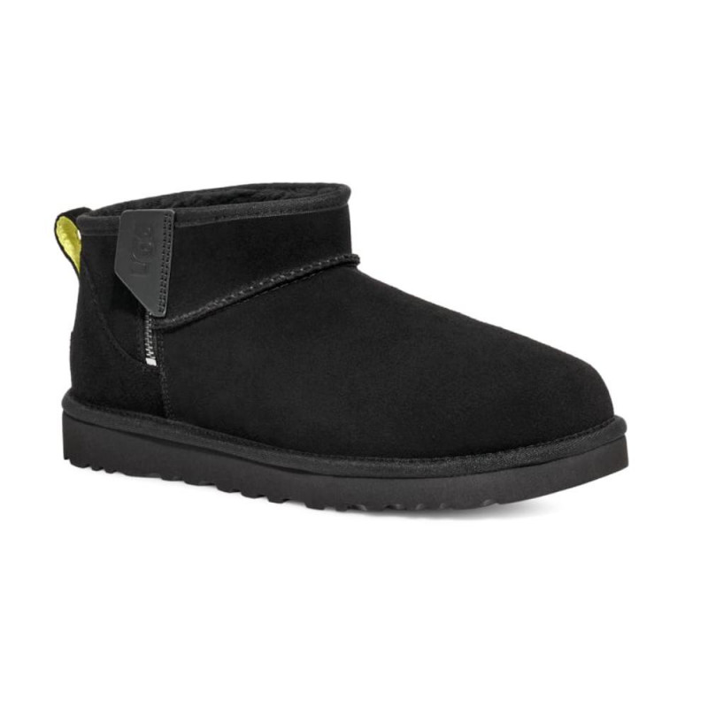 Женские Угги UGG Classic Ultra Mini Zip Black