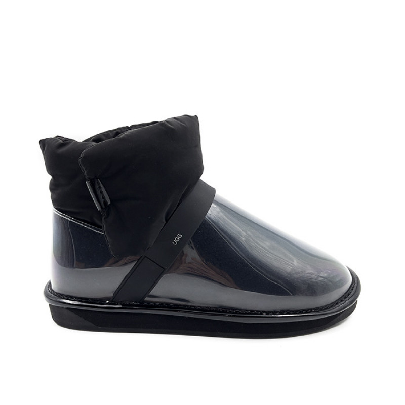 Женские Угги UGG Clear Quilty Boot Black